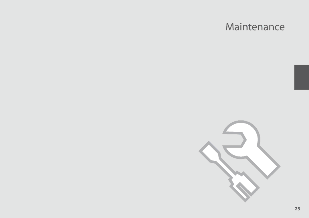 Epson SX200 manual Maintenance 