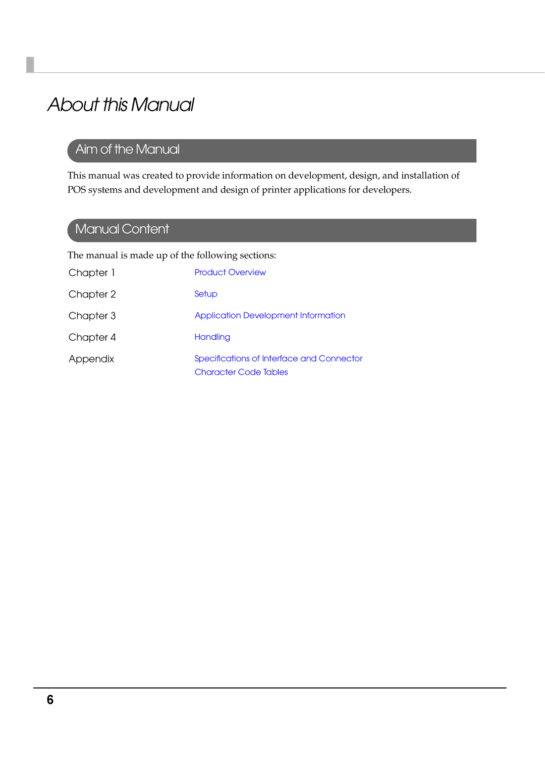 Epson T70 specifications About this Manual, Aim of the Manual, Manual Content 