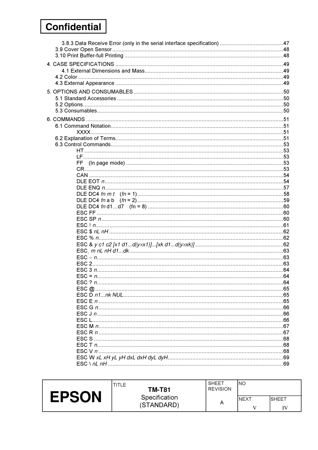 Epson T81 specifications Print Buffer-full Printing 