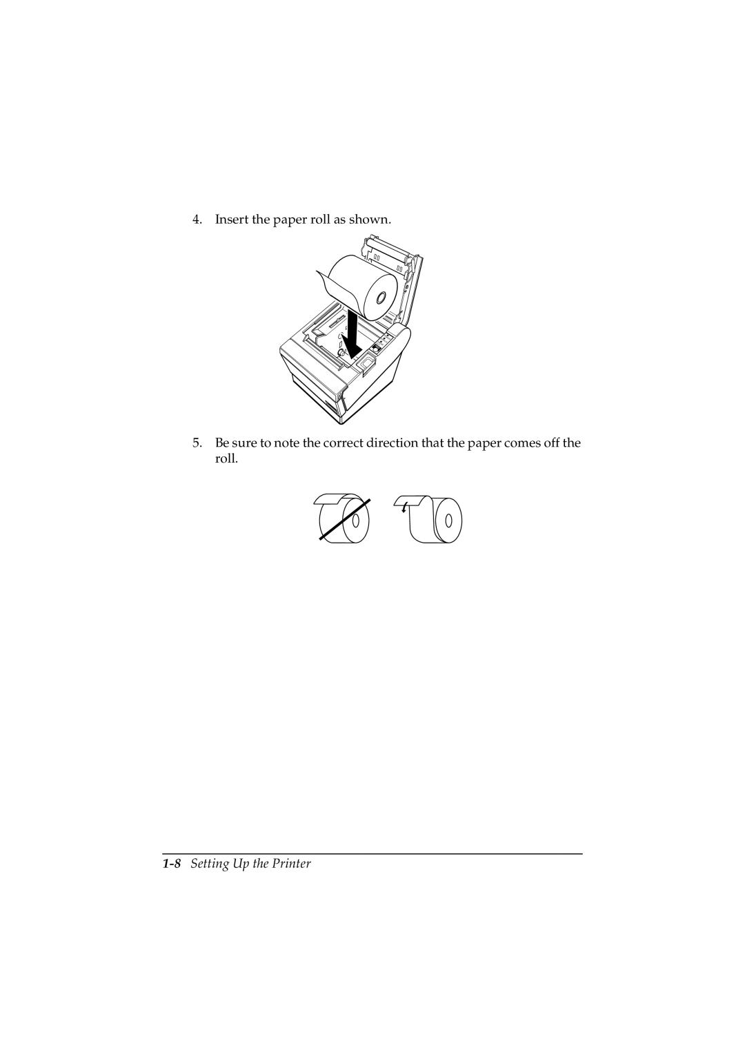 Epson T88II manual 8Setting Up the Printer 