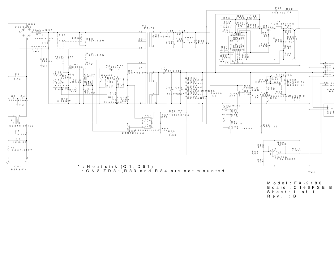 Epson TM-FX2180 manual A t s in k Q 1 , D 5 