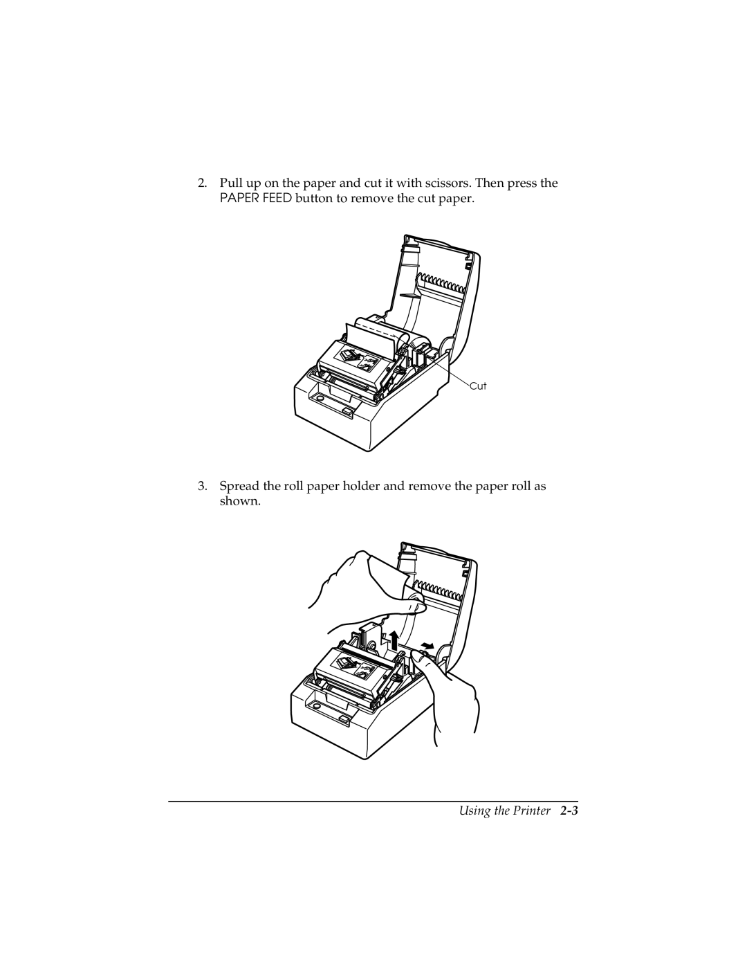 Epson TM-T85P manual Cut 