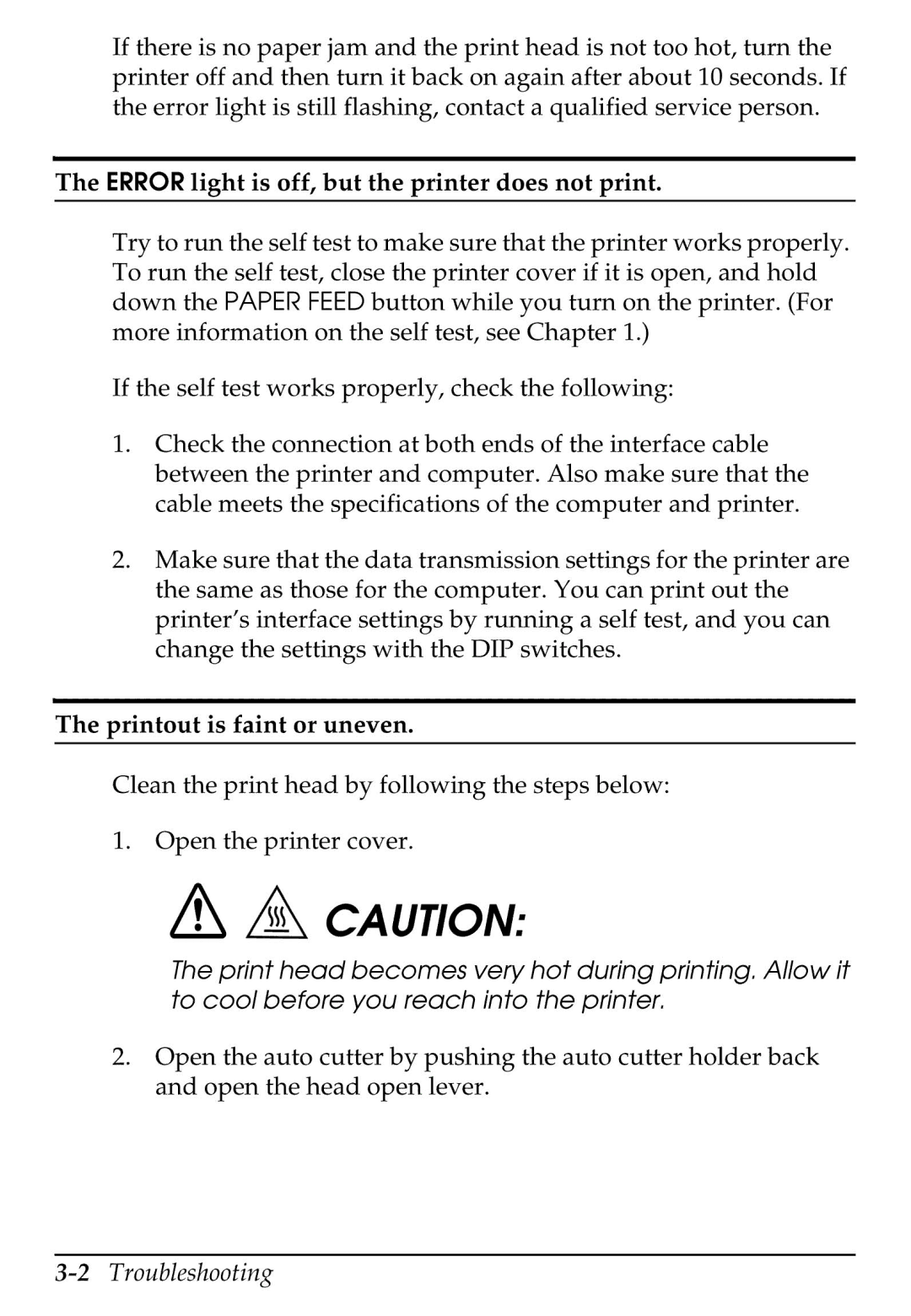 Epson TM-T85P manual 