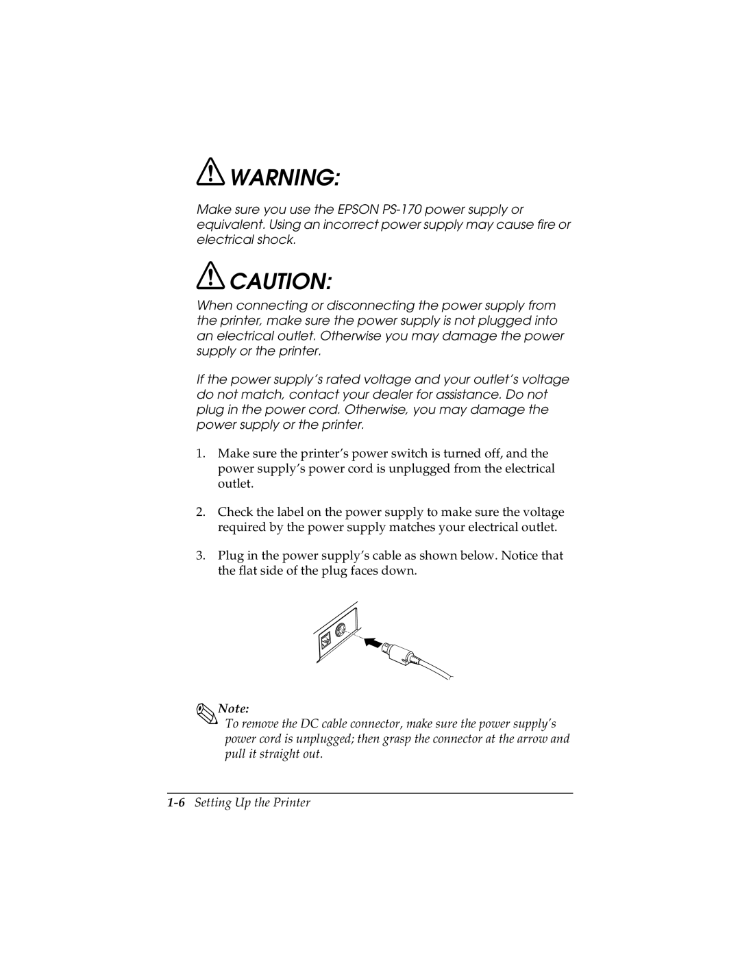 Epson TM-T88II user manual 