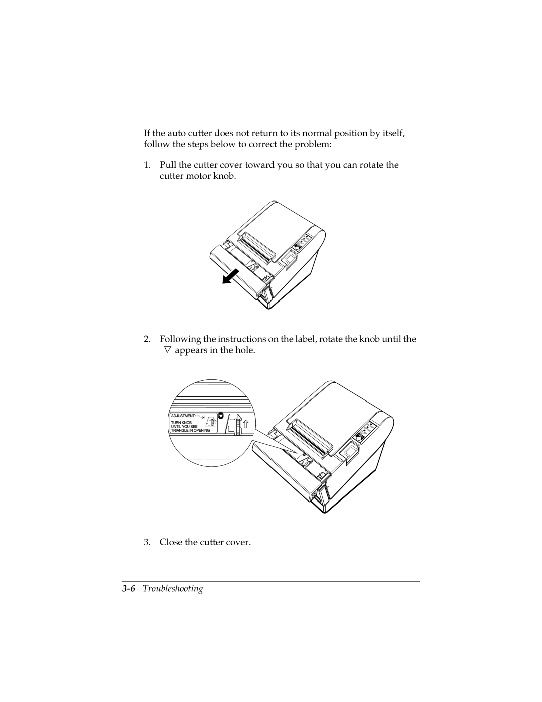 Epson TM-T88II user manual 6Troubleshooting 