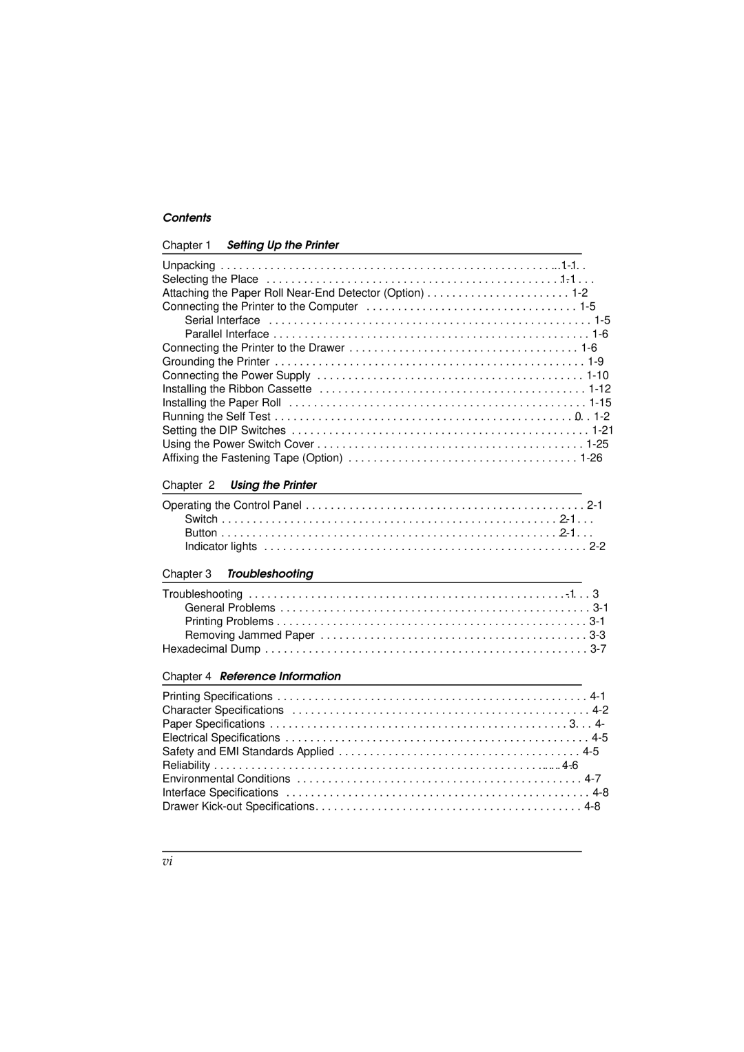 Epson TM-U200 manual Using the Printer 