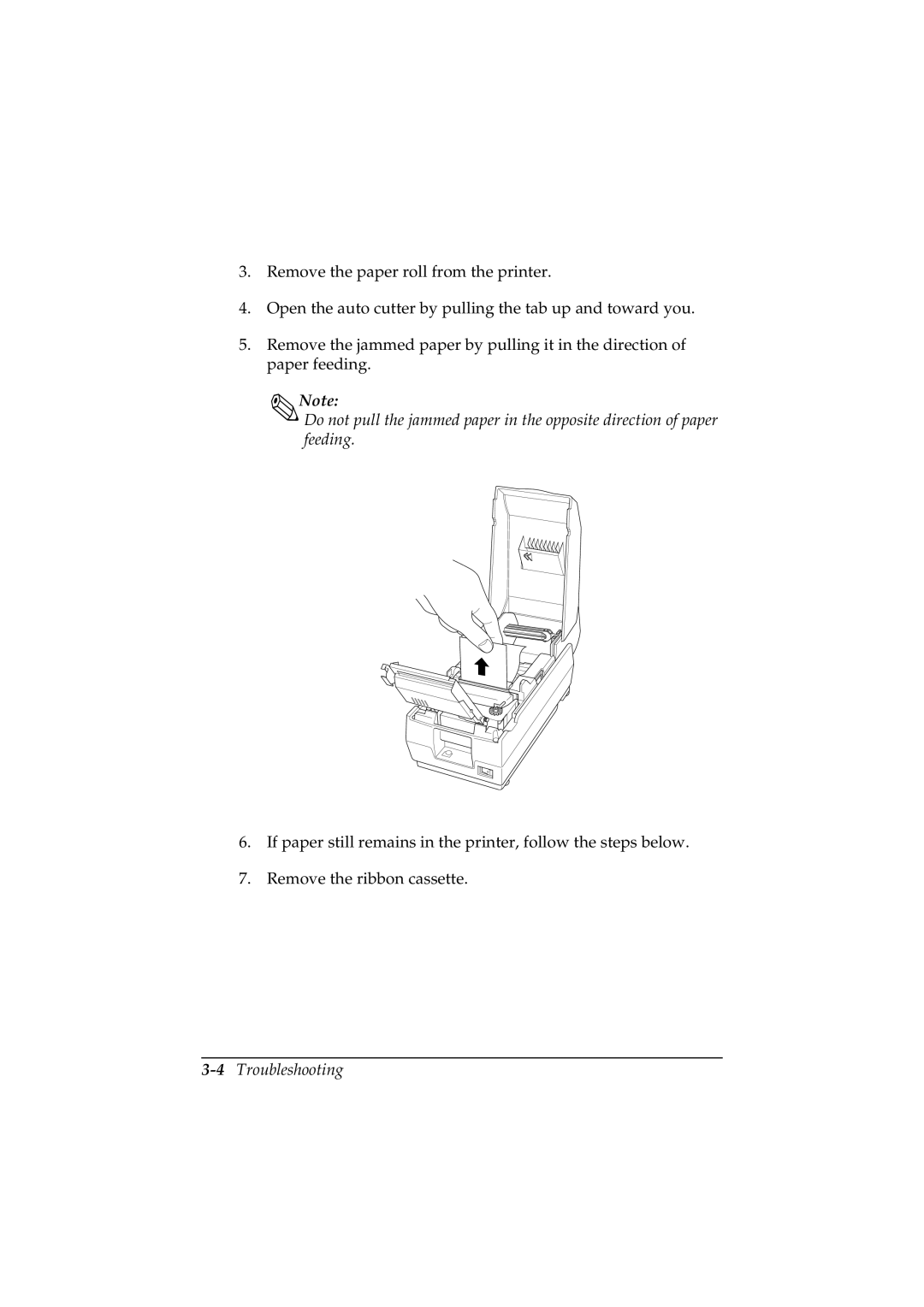 Epson TM-U200 manual 4Troubleshooting 