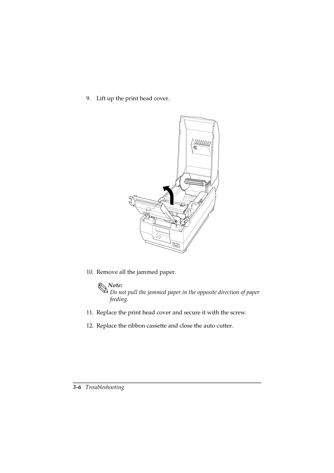 Epson TM-U200 manual 6Troubleshooting 