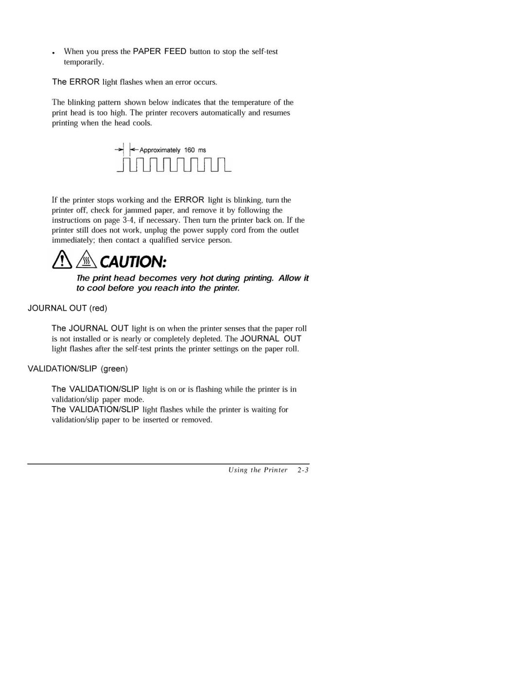 Epson TM-U375 user manual 