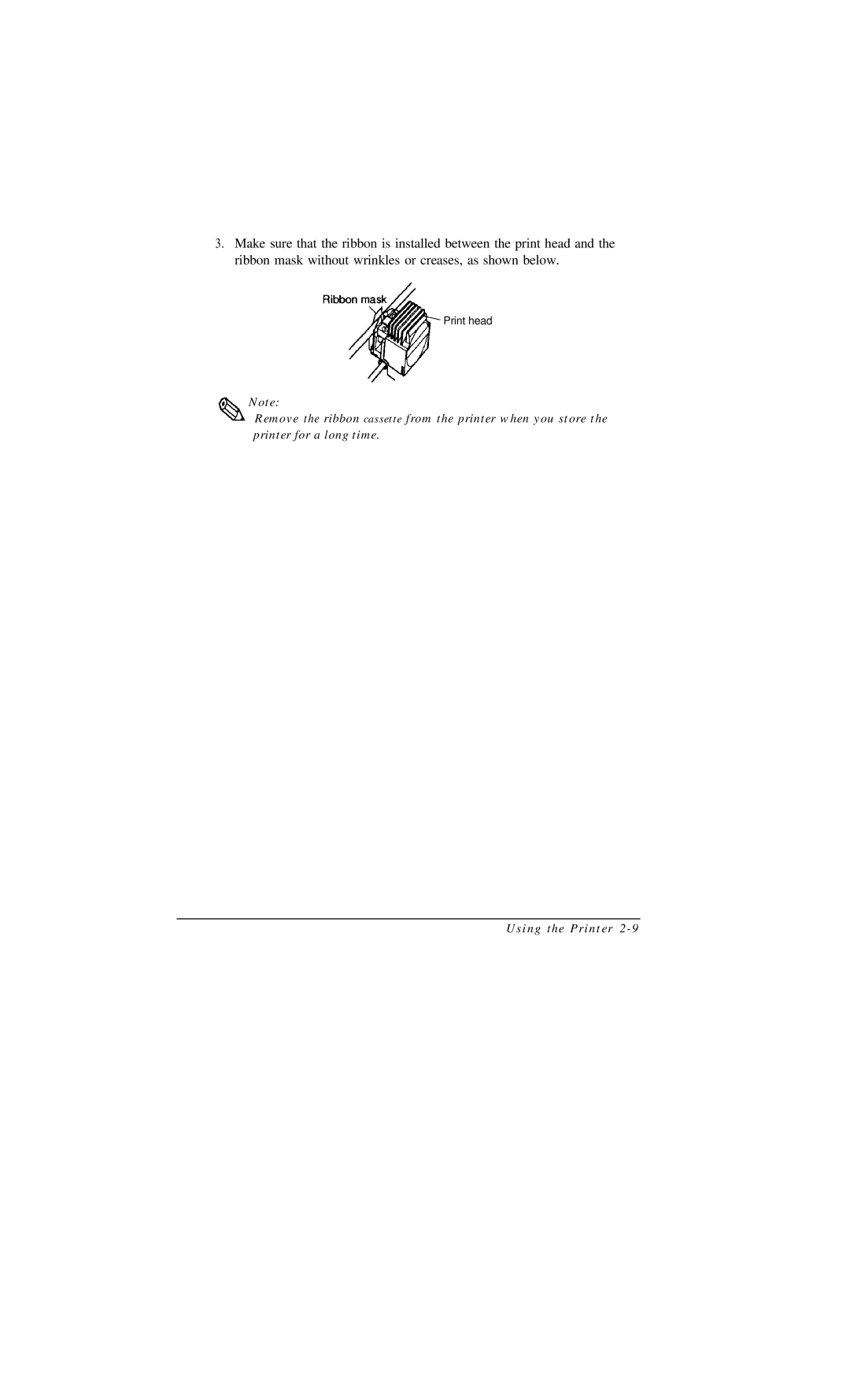 Epson TM-U375 user manual Print head 