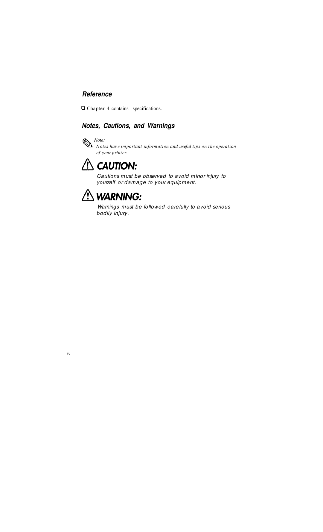 Epson TM-U375 user manual Reference 