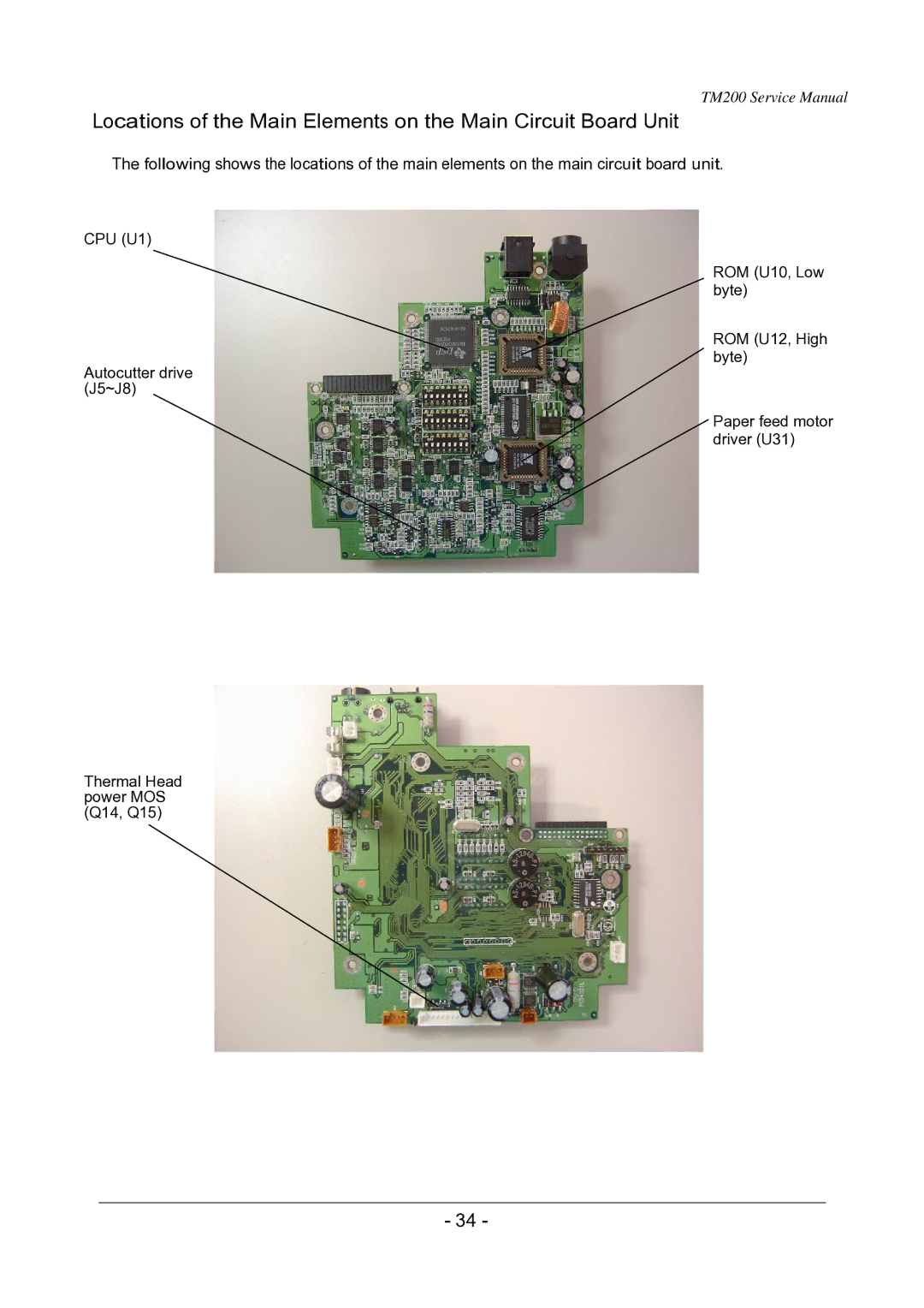 Epson TM200 service manual 