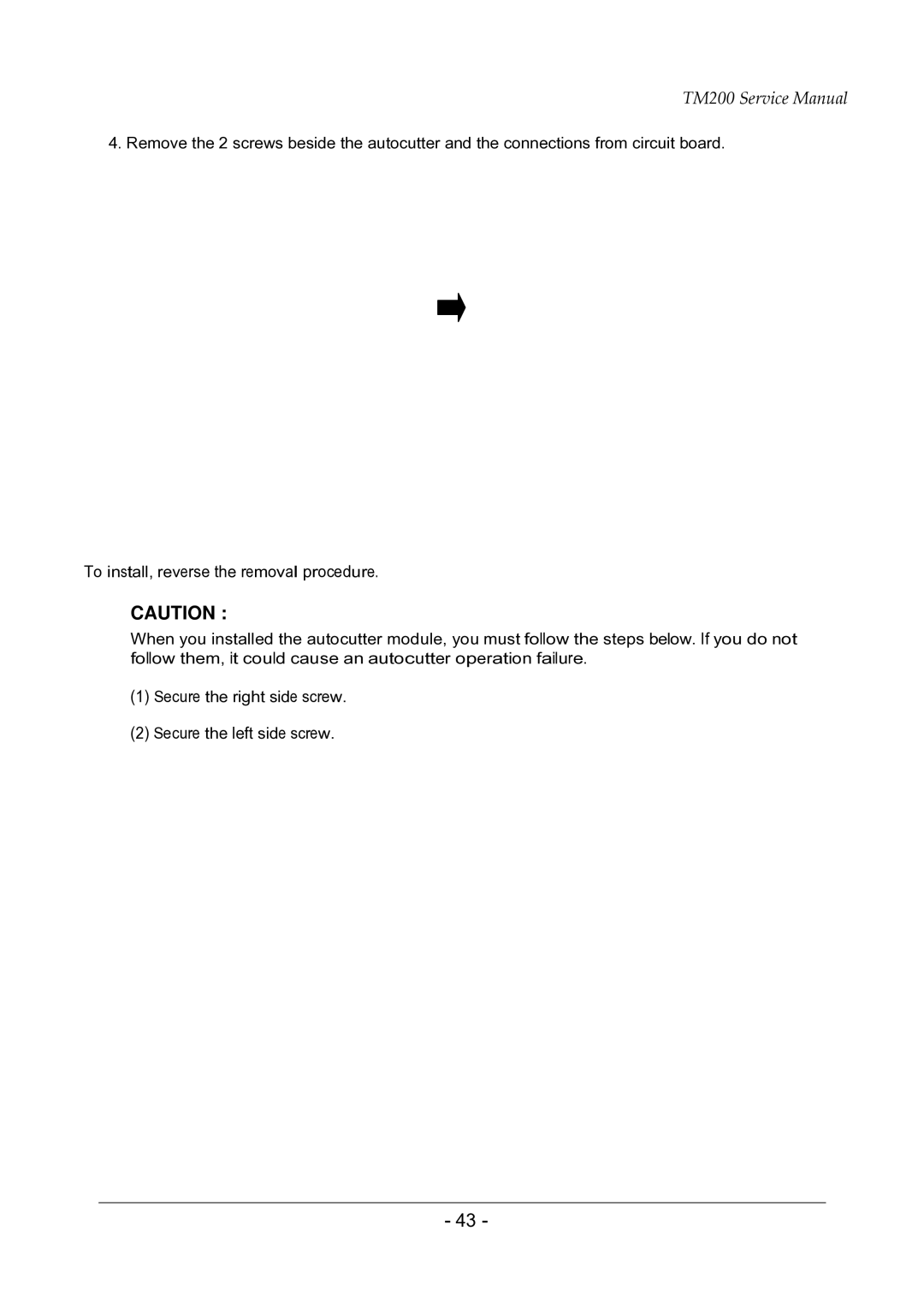 Epson TM200 service manual 