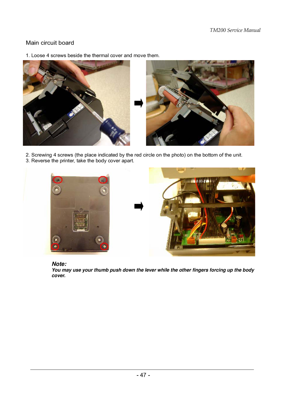 Epson TM200 service manual Main circuit board 