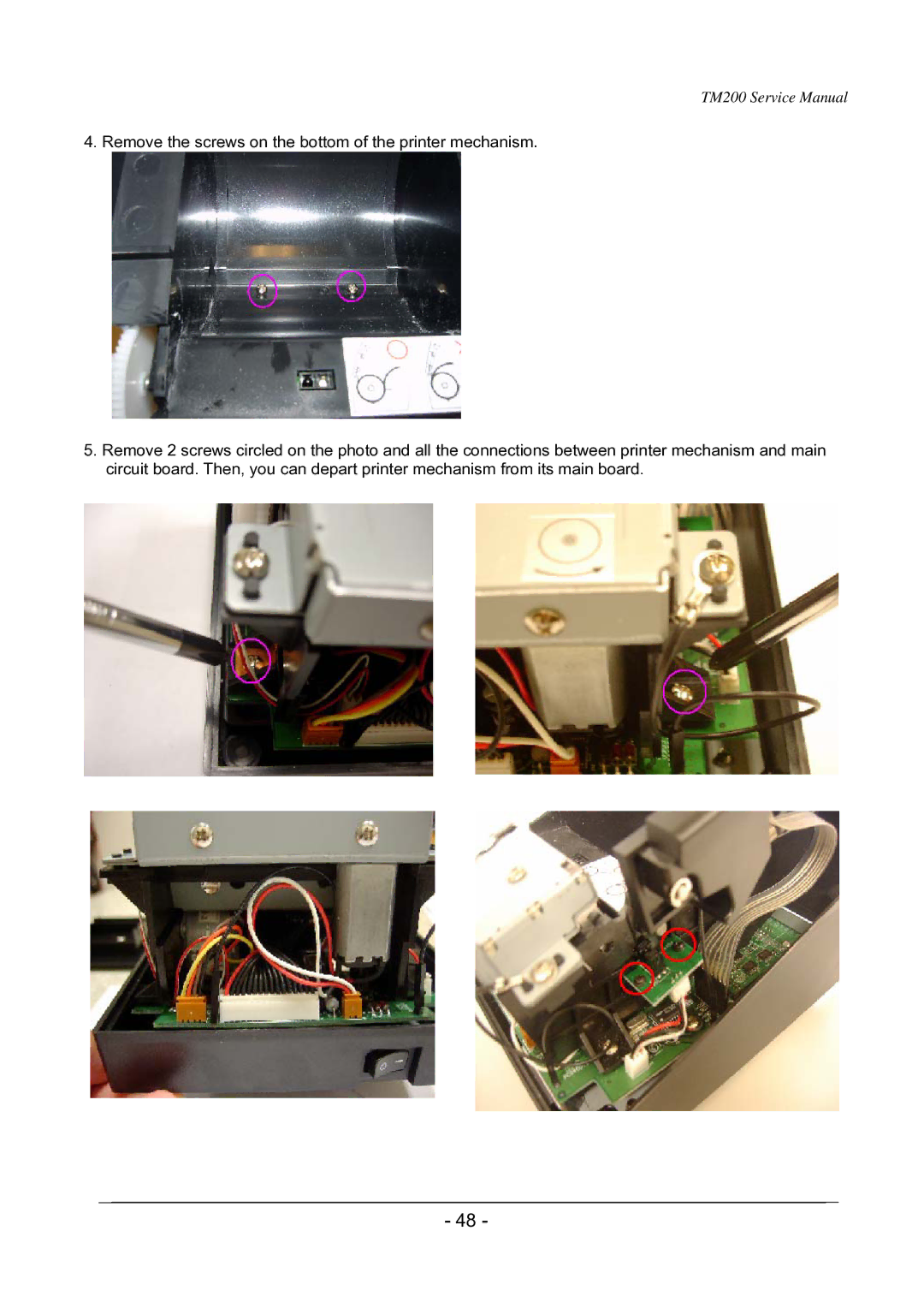 Epson TM200 service manual 