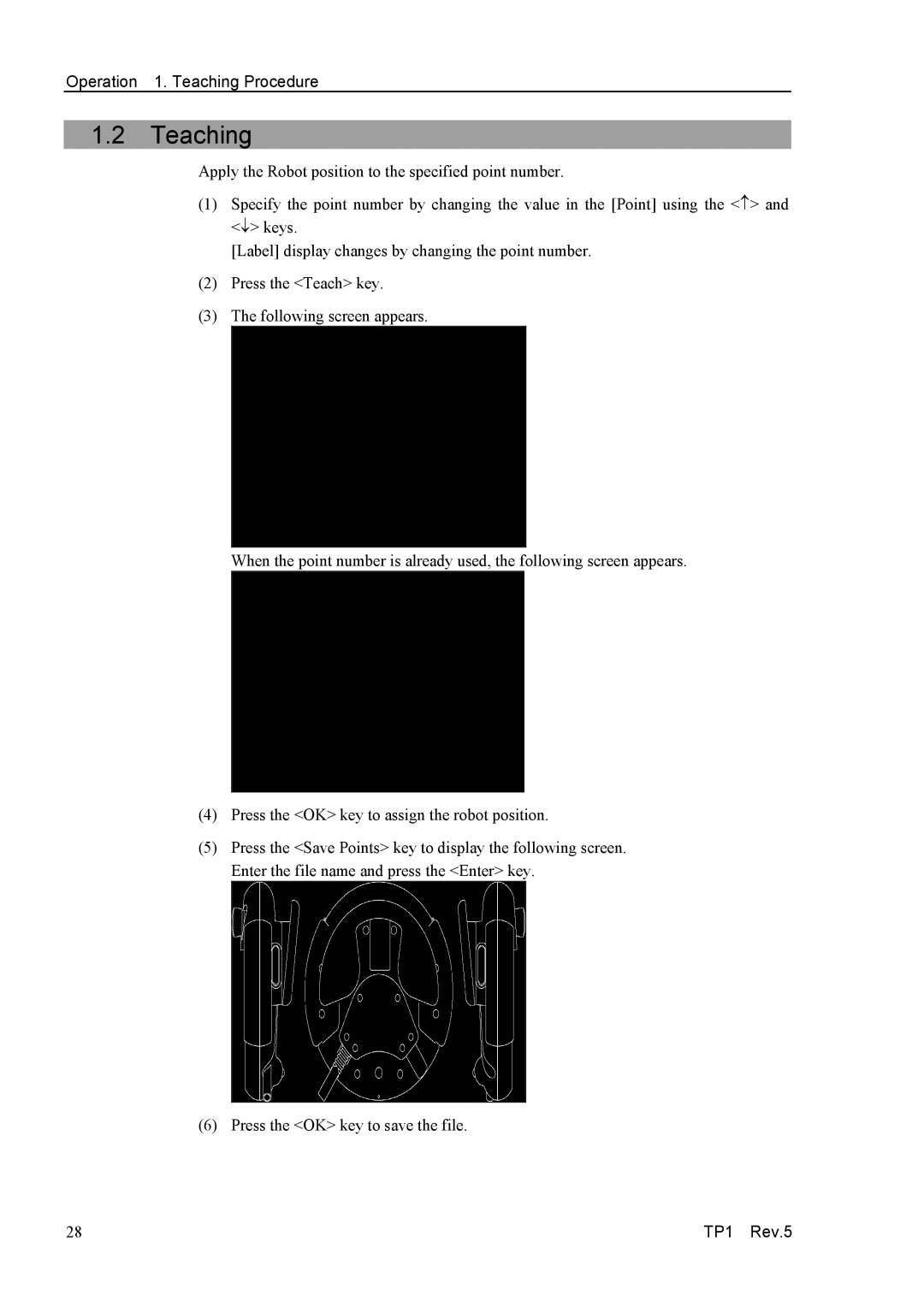 Epson TP1 manual Teaching 