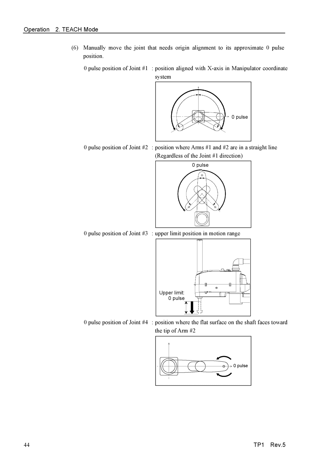 Epson TP1 manual Pulse 