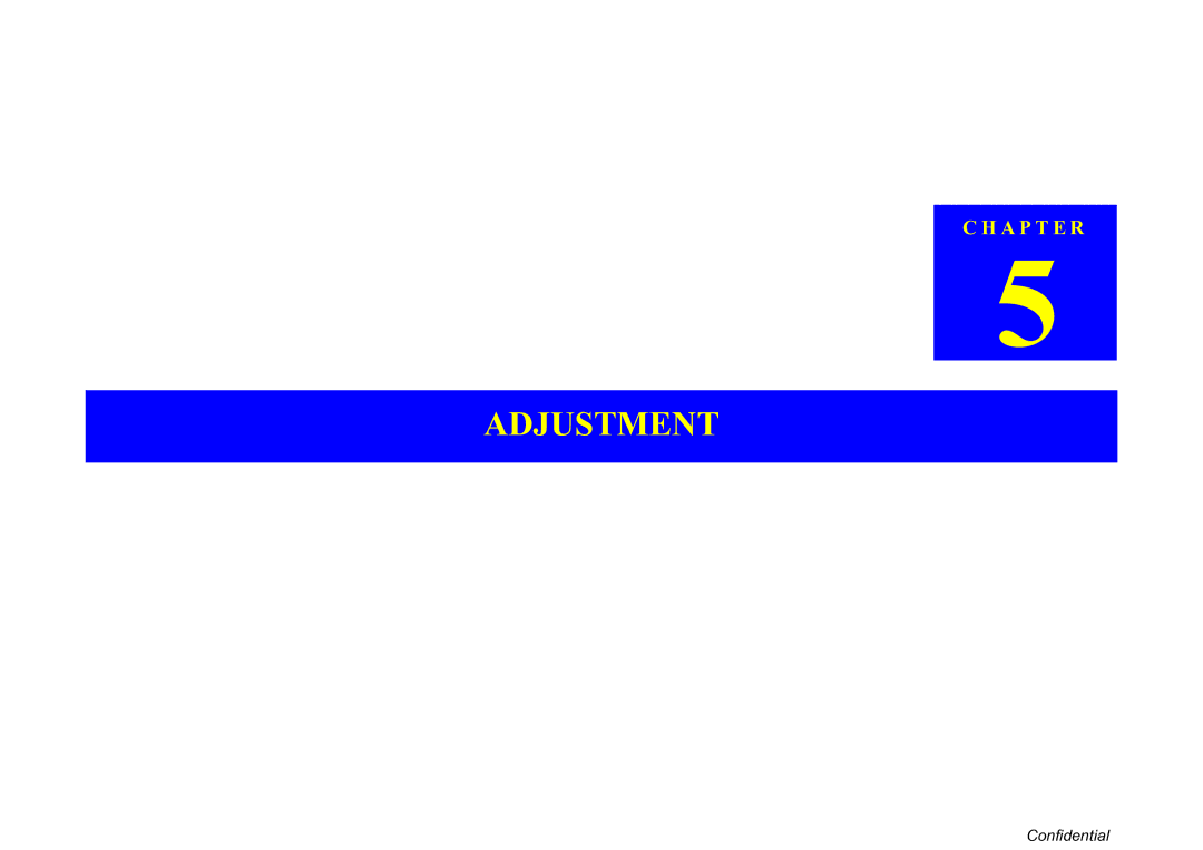 Epson SX100, TX105, TX100, NX105, ME 300, SX105, TX101, TX106, TX109, TX102, TX103 service manual Adjustment 