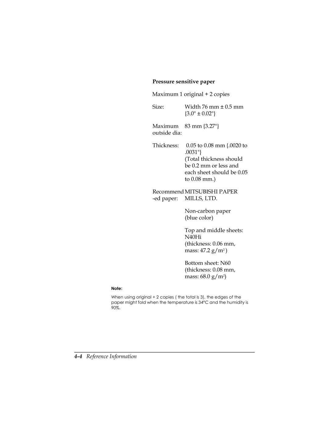 Epson U325D, U325PD user manual 3UHVVXUHVHQVLWLYHSDSHU 0DLPXPRULJLQDOFRSLHV, RWWRPVKHHW1, 1RQFDUERQSDSHU Eoxhfroru 