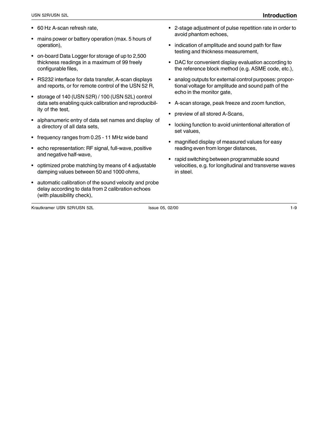 Epson USN 52L, USN 52R manual Introduction 