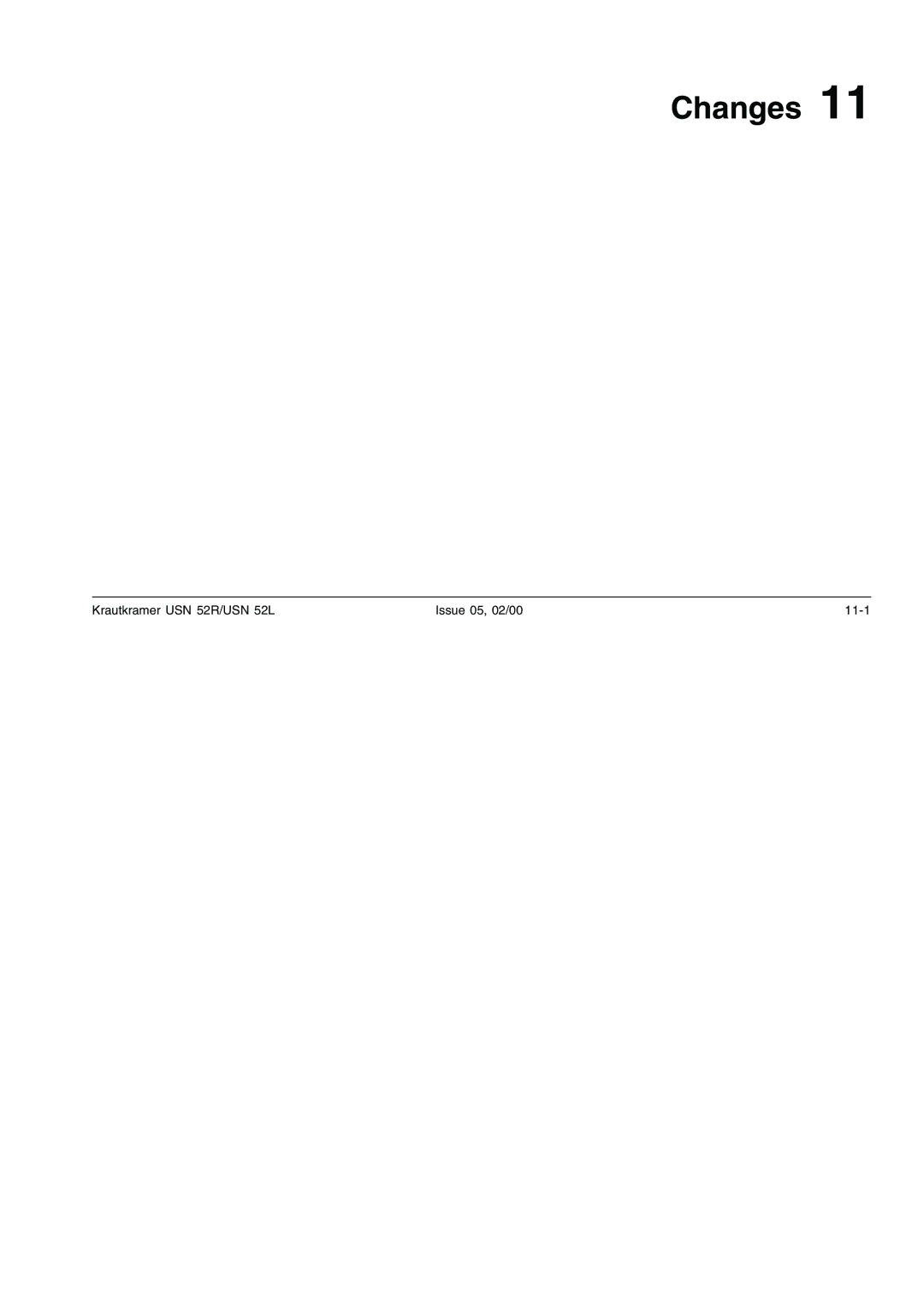 Epson USN 52L, USN 52R manual Changes 