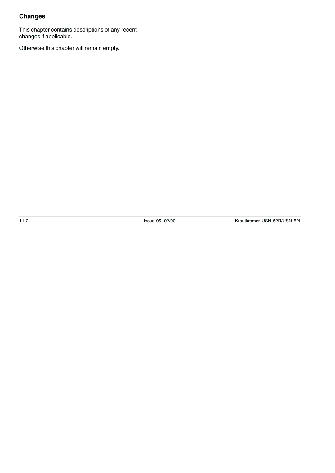 Epson USN 52R, USN 52L manual Changes 