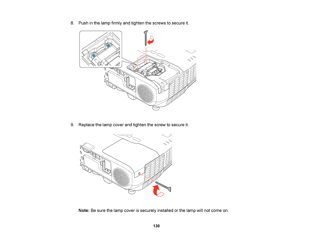 Epson V11H469020 manual 130 