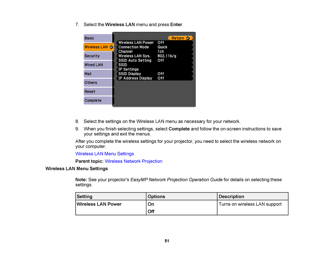 Epson V11H469020 manual 