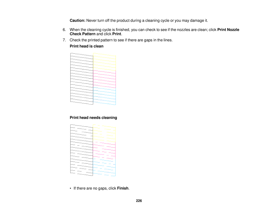 Epson WF2660 manual If there are no gaps, click Finish 