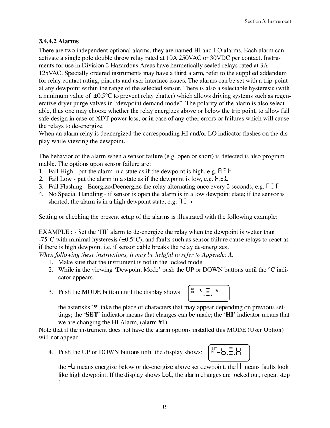 Epson XDT manual Alarms 