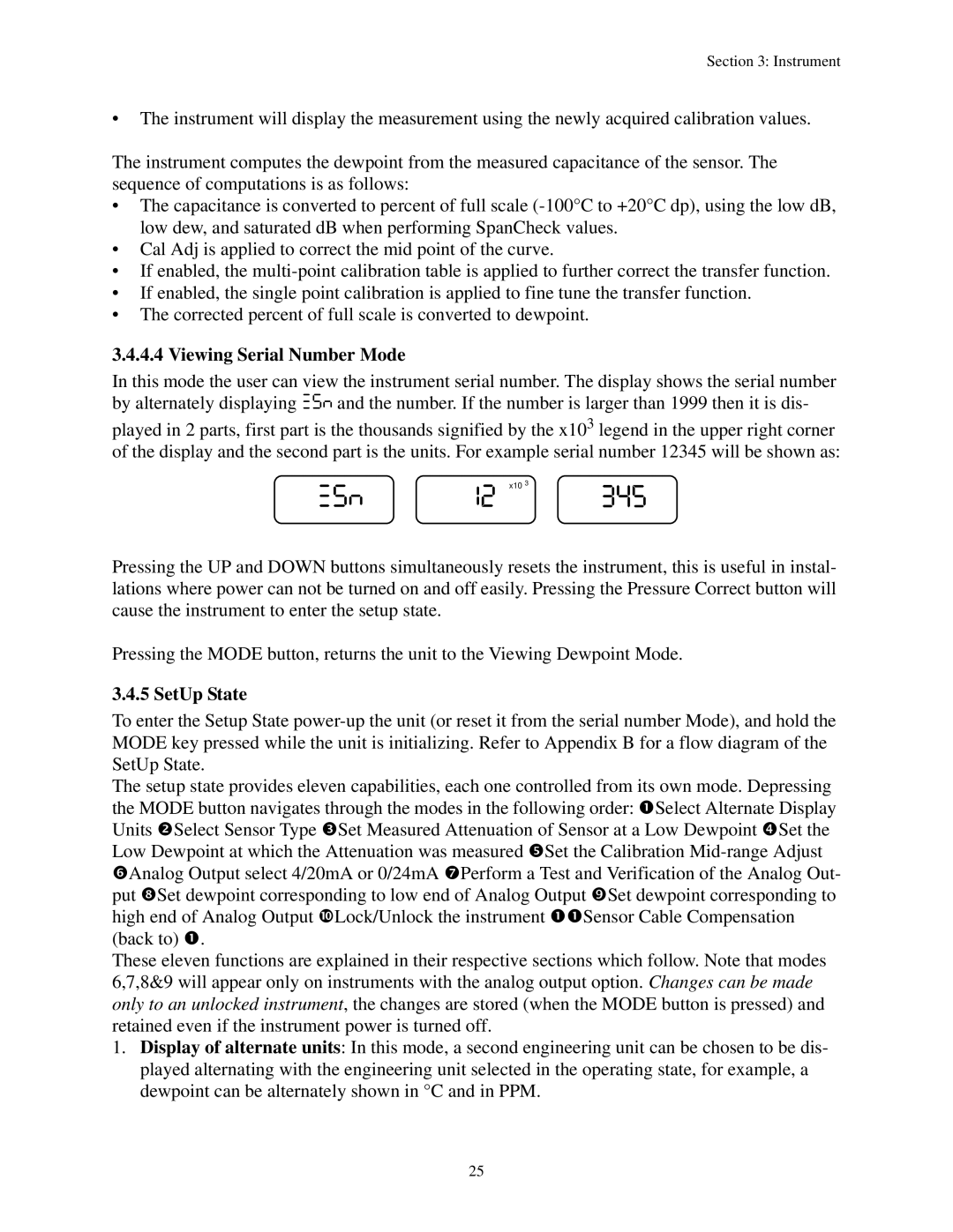 Epson XDT manual Viewing Serial Number Mode, SetUp State 