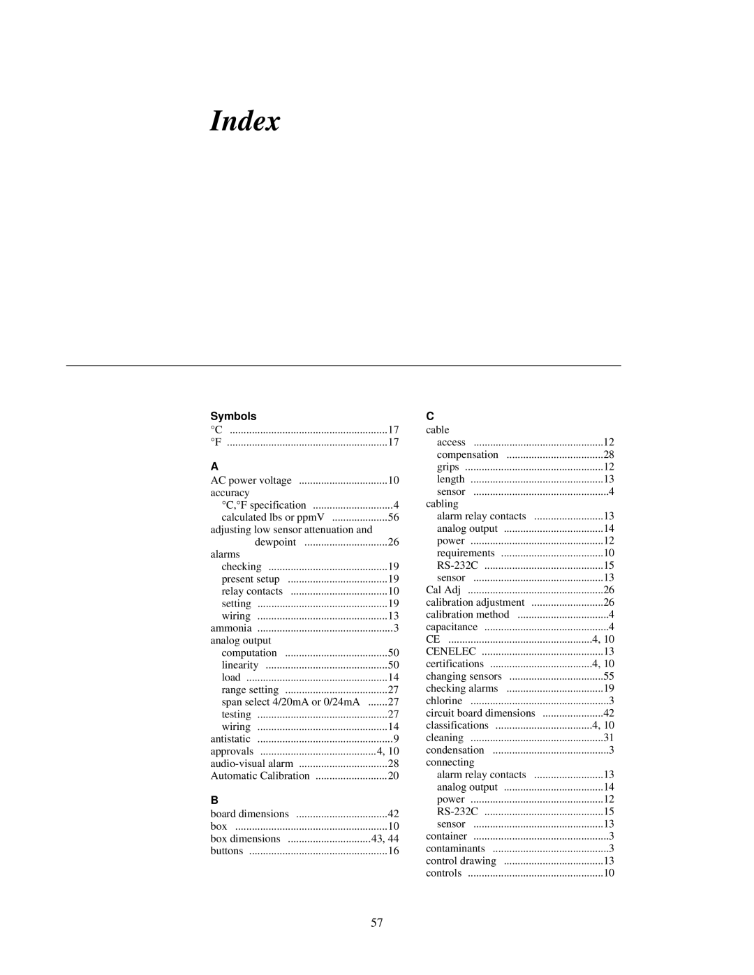 Epson XDT manual Index 