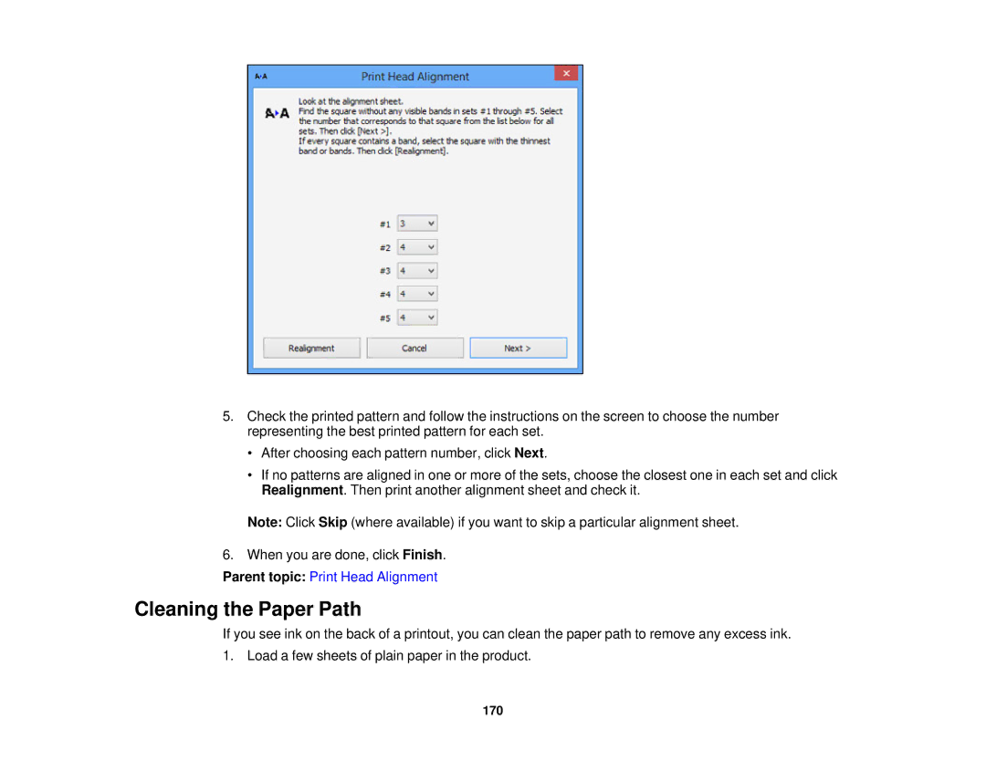 Epson XP-310 manual Cleaning the Paper Path 