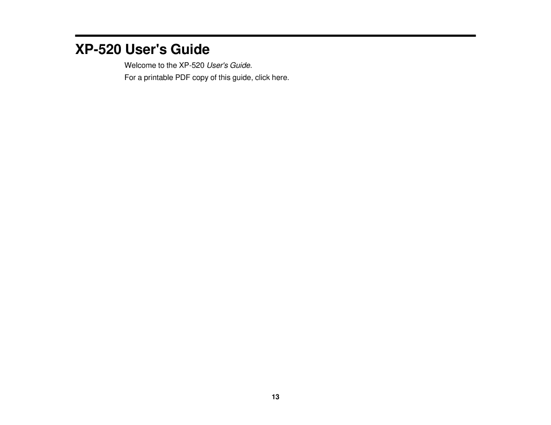 Epson manual XP-520 Users Guide 