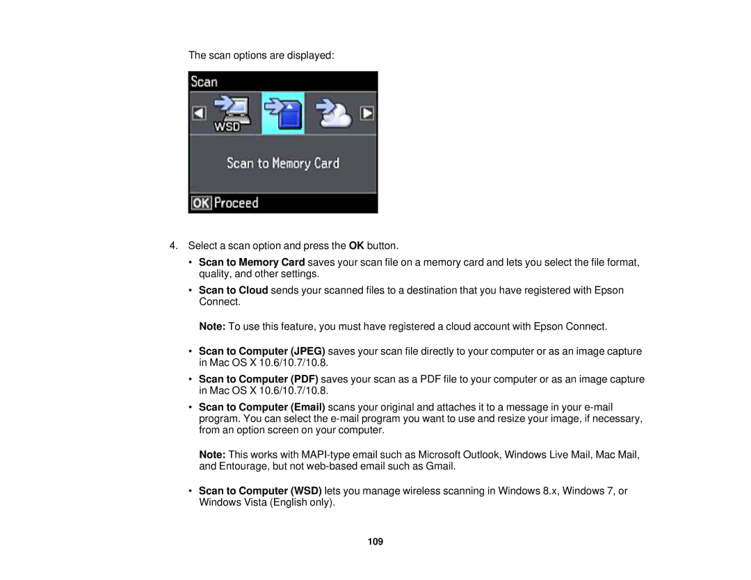 Epson XP-620 manual 109 