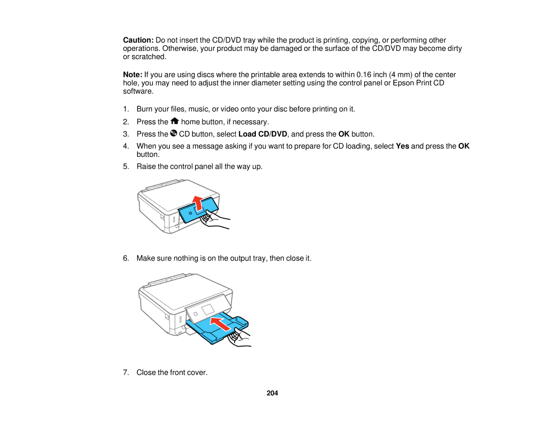 Epson XP-620 manual 204 