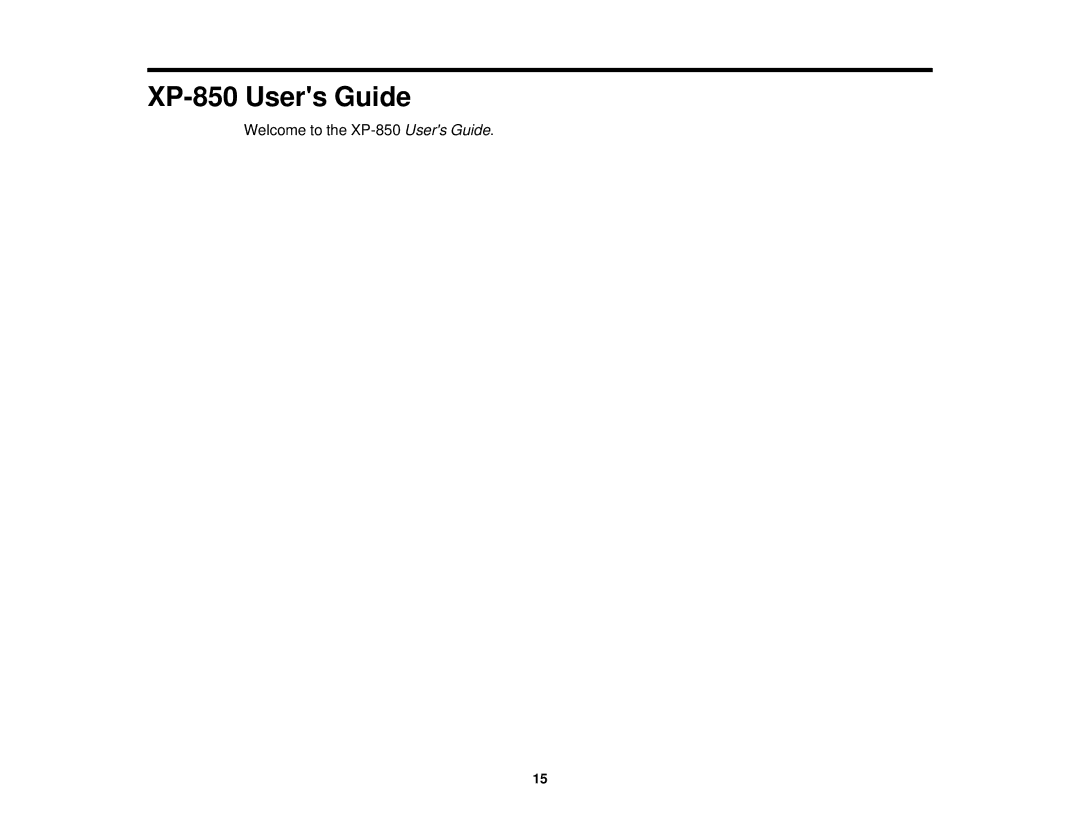 Epson manual XP-850 Users Guide 