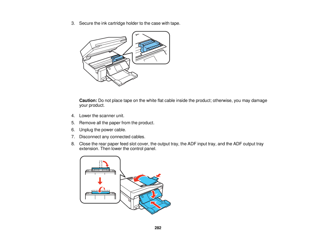 Epson XP-850 manual 282 