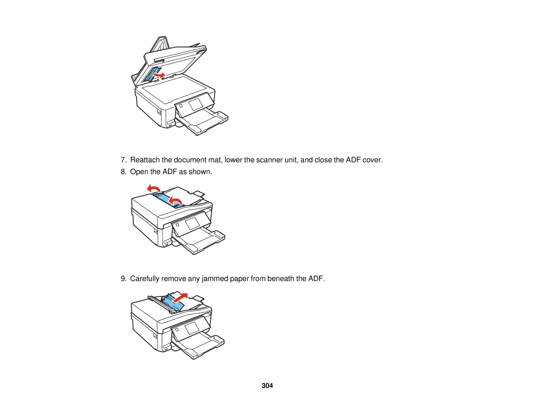 Epson XP-850 manual 304 