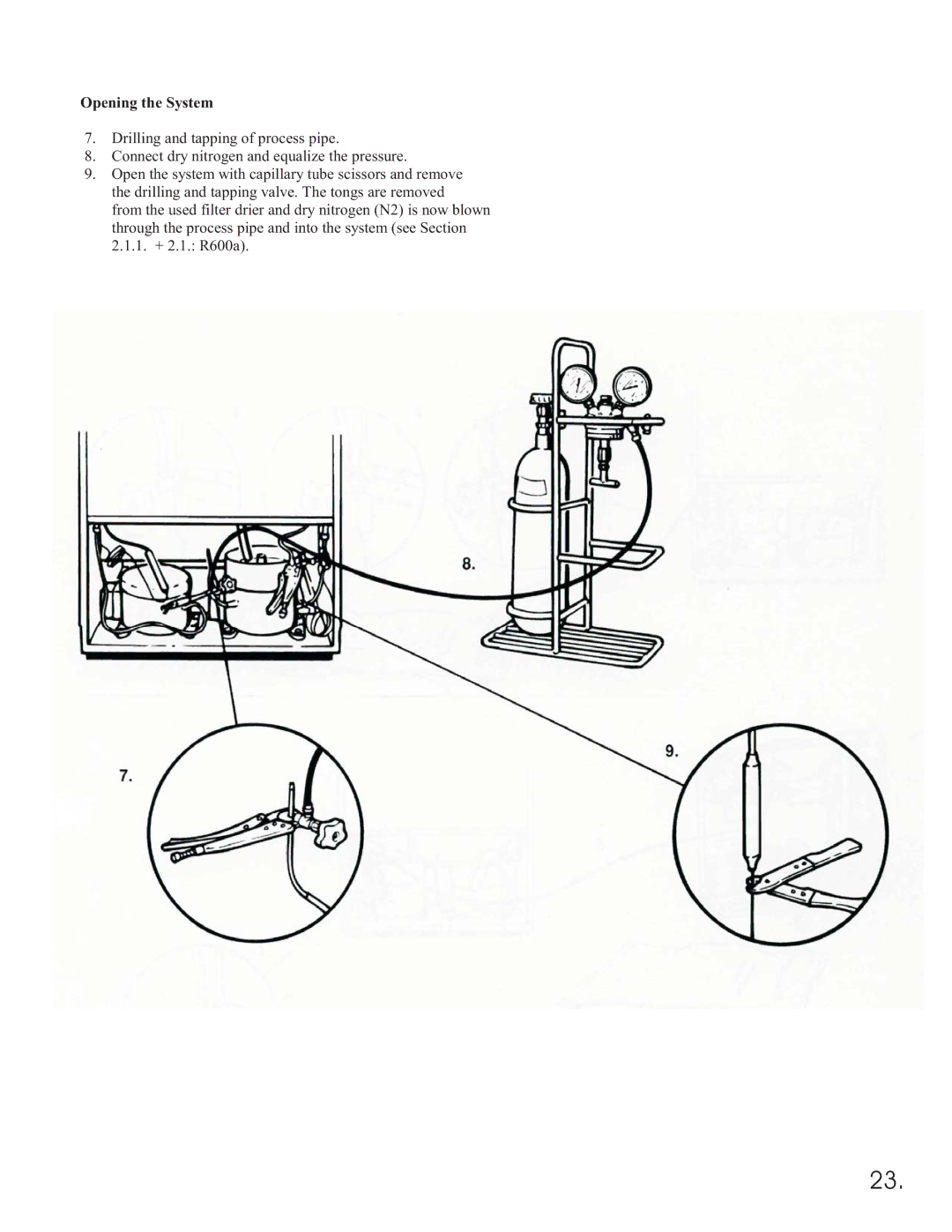 Equator 375 service manual Opening the System 