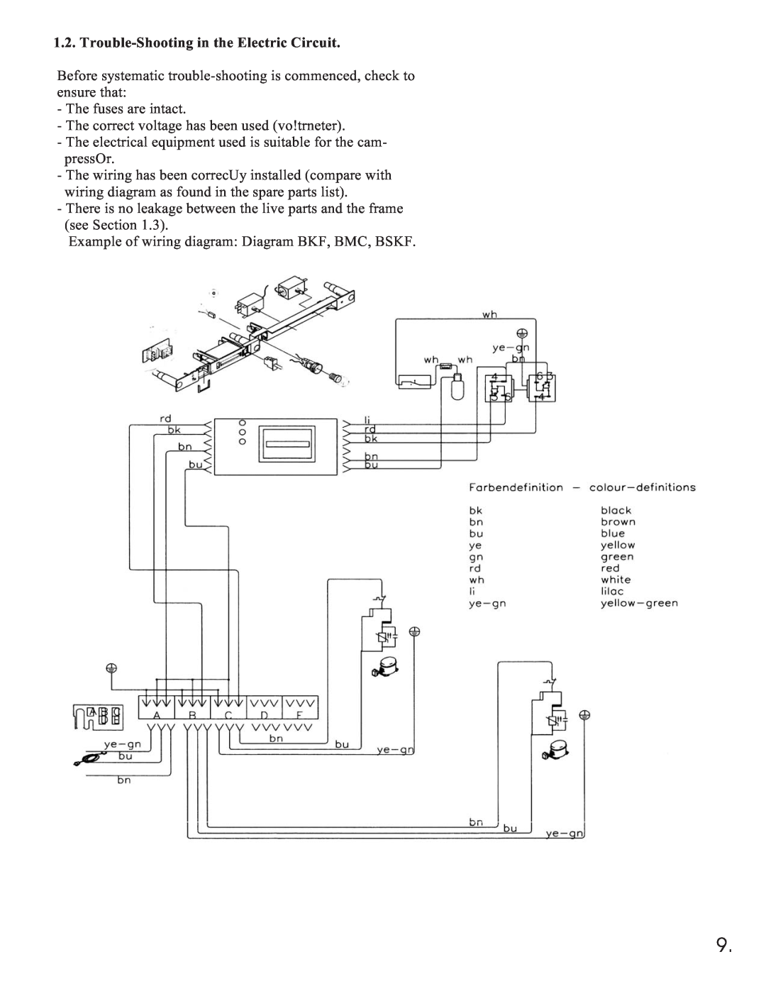 Equator 375 service manual Trouble-Shootingin the Electric Circuit 