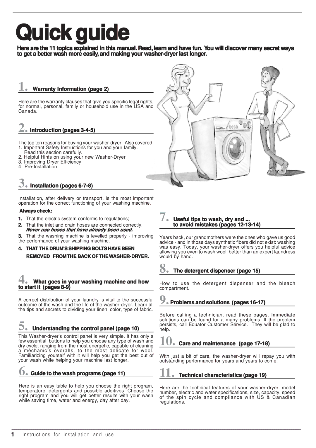 Equator EZ 2512 CEE manual Quick guide 