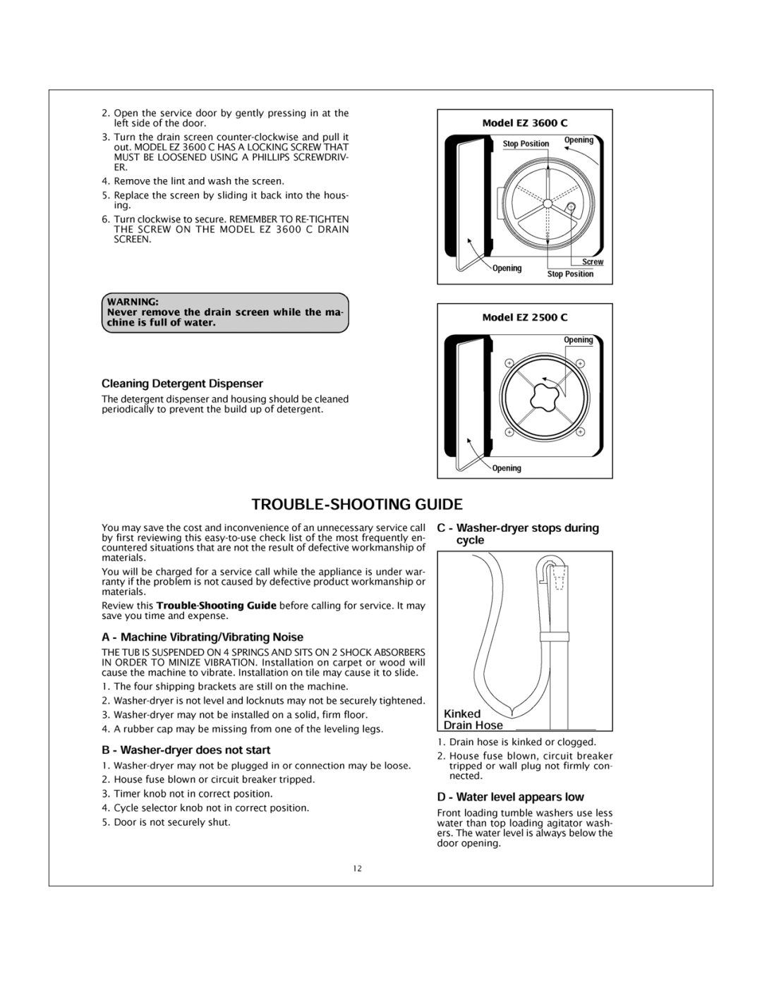 Equator EZ 3600 C manual 