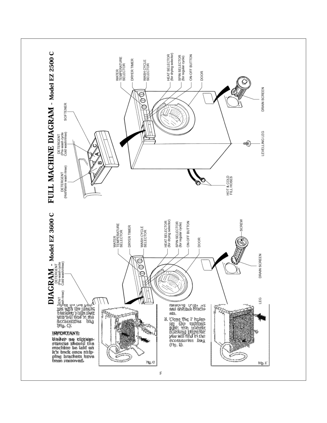 Equator EZ 3600 C manual 