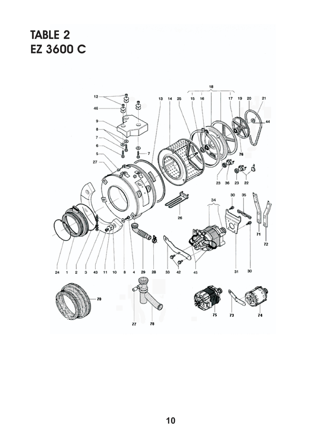 Equator EZ 1500, EZ 3600 C/CEE, EZ 2500 C service manual 