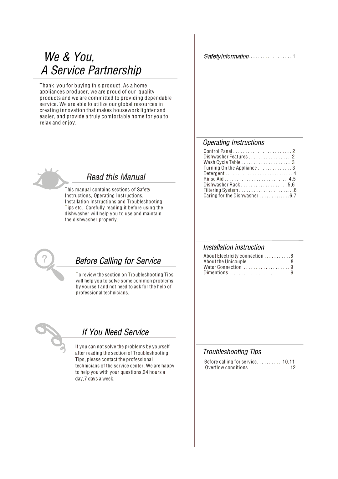 Equator WP 818, SP 818 manual 