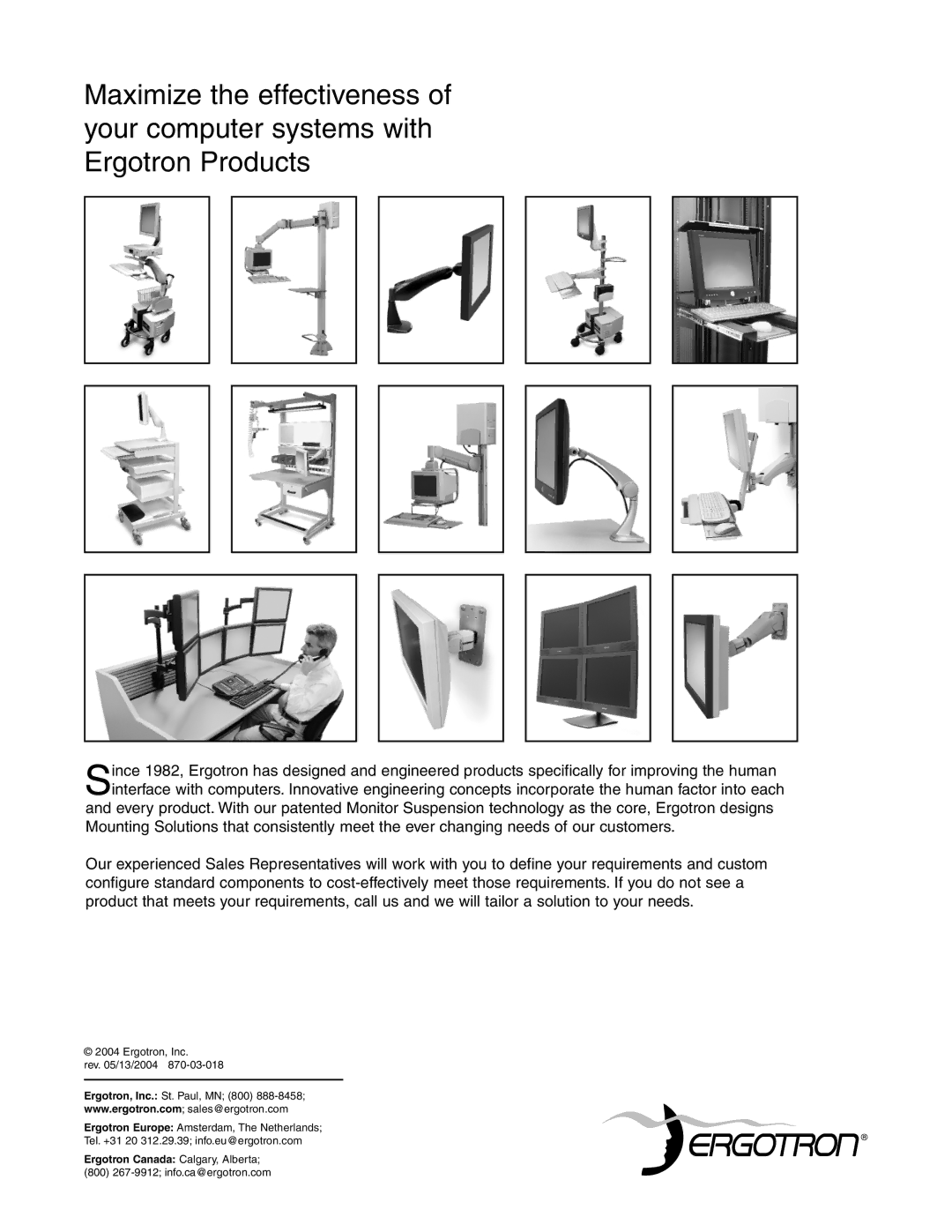 Ergotron CRT Monitor manual 