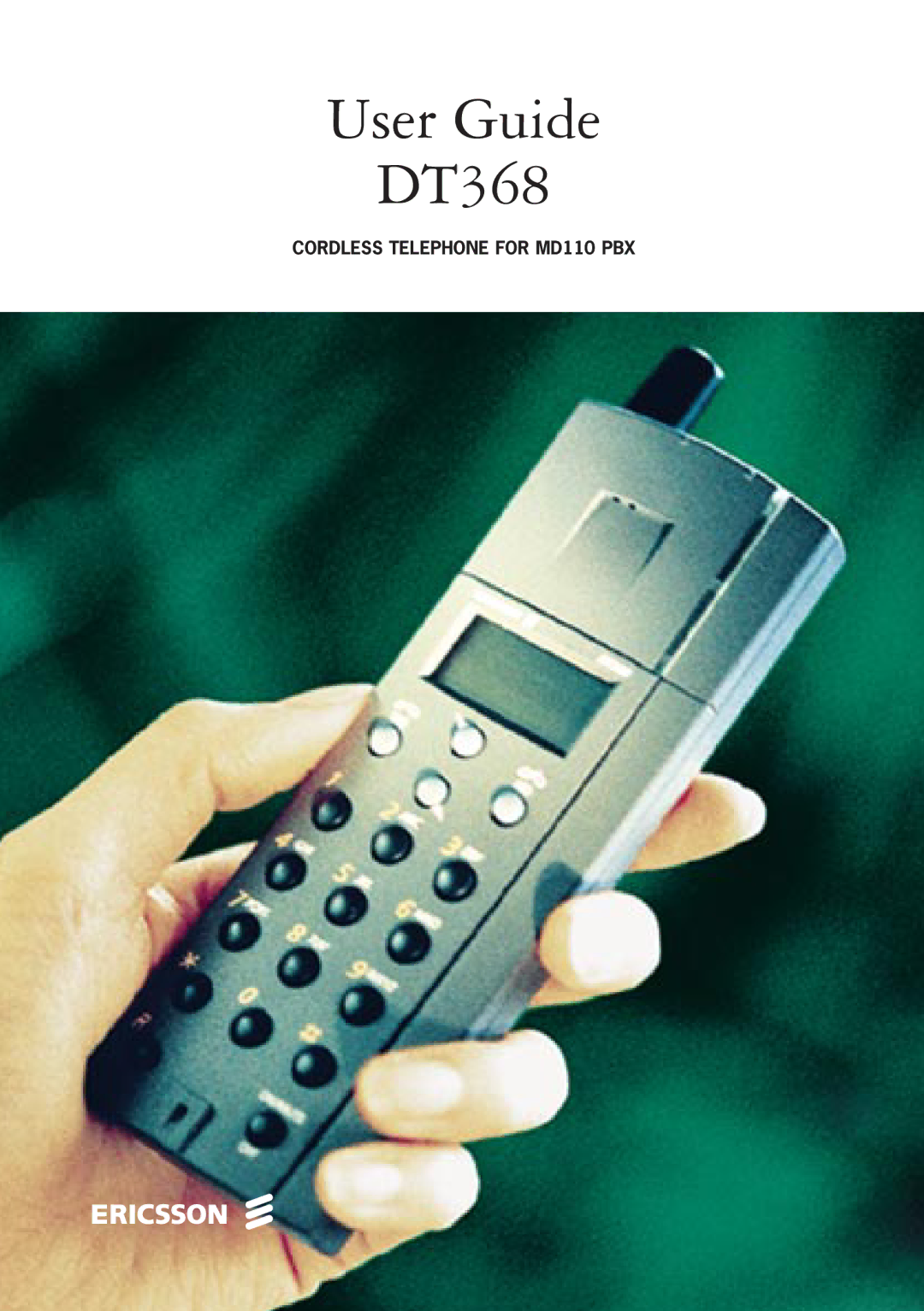 Ericsson manual User Guide DT368 