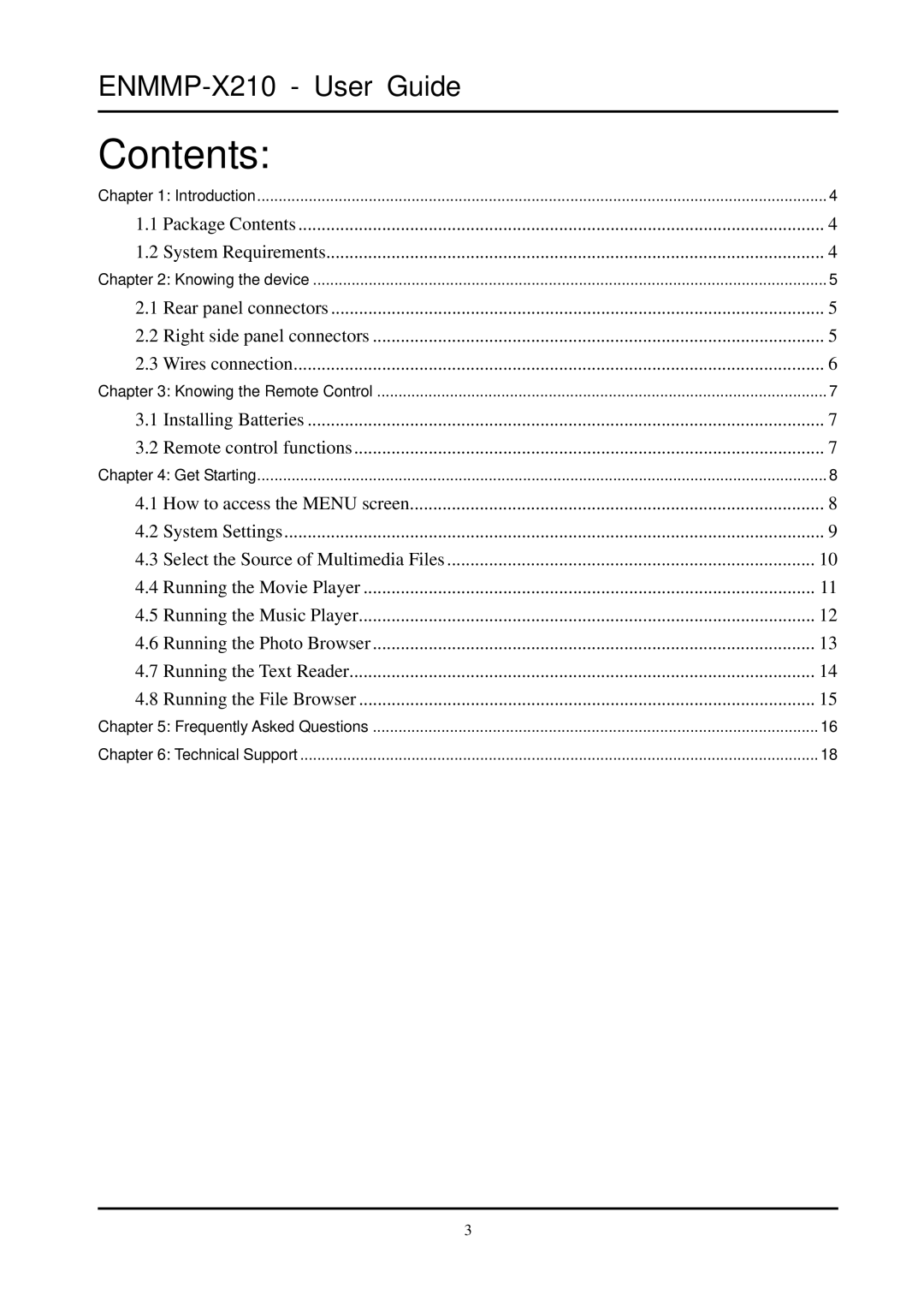 Ericsson ENMMP-X210 manual Contents 