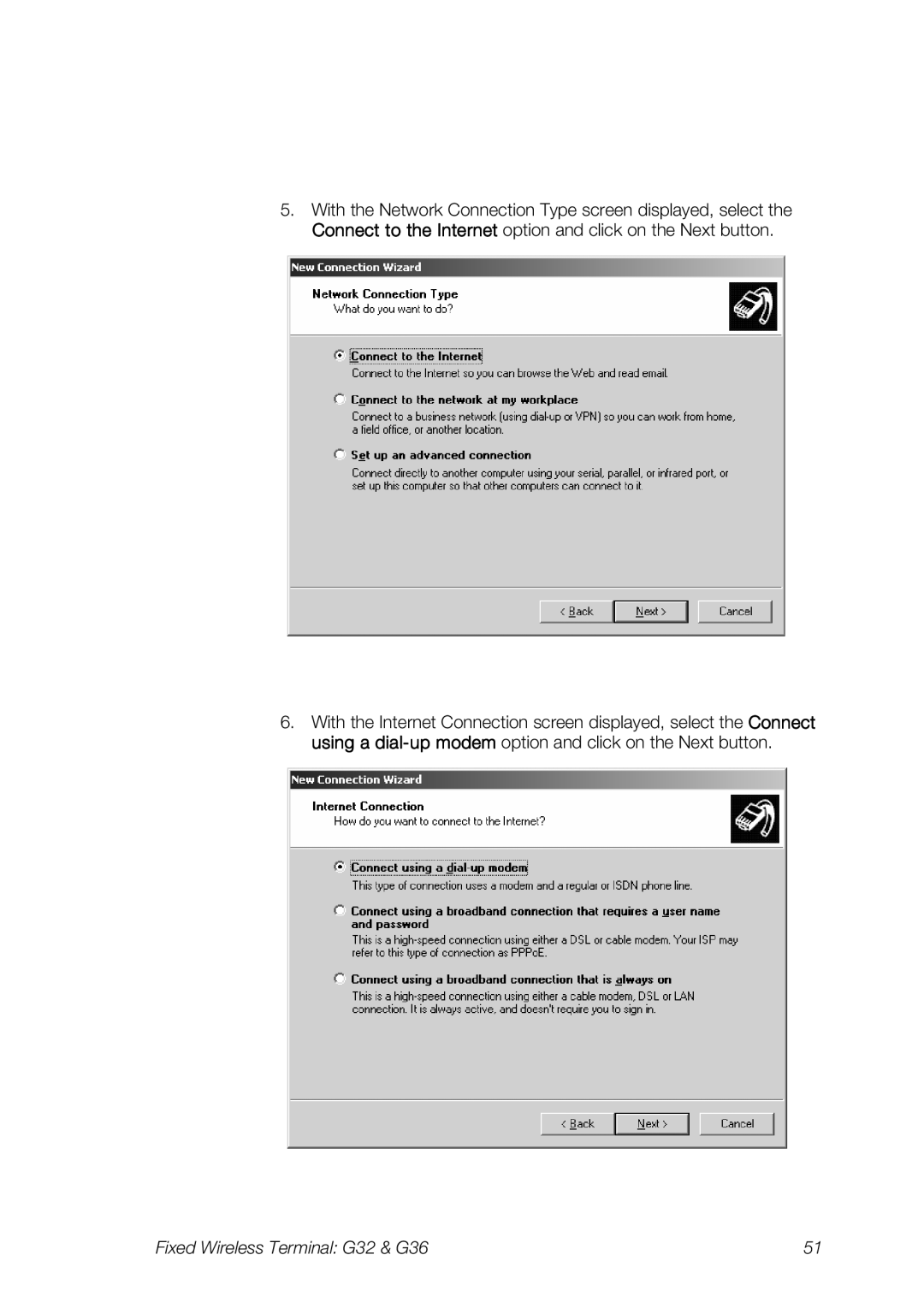 Ericsson manual Fixed Wireless Terminal G32 & G36 